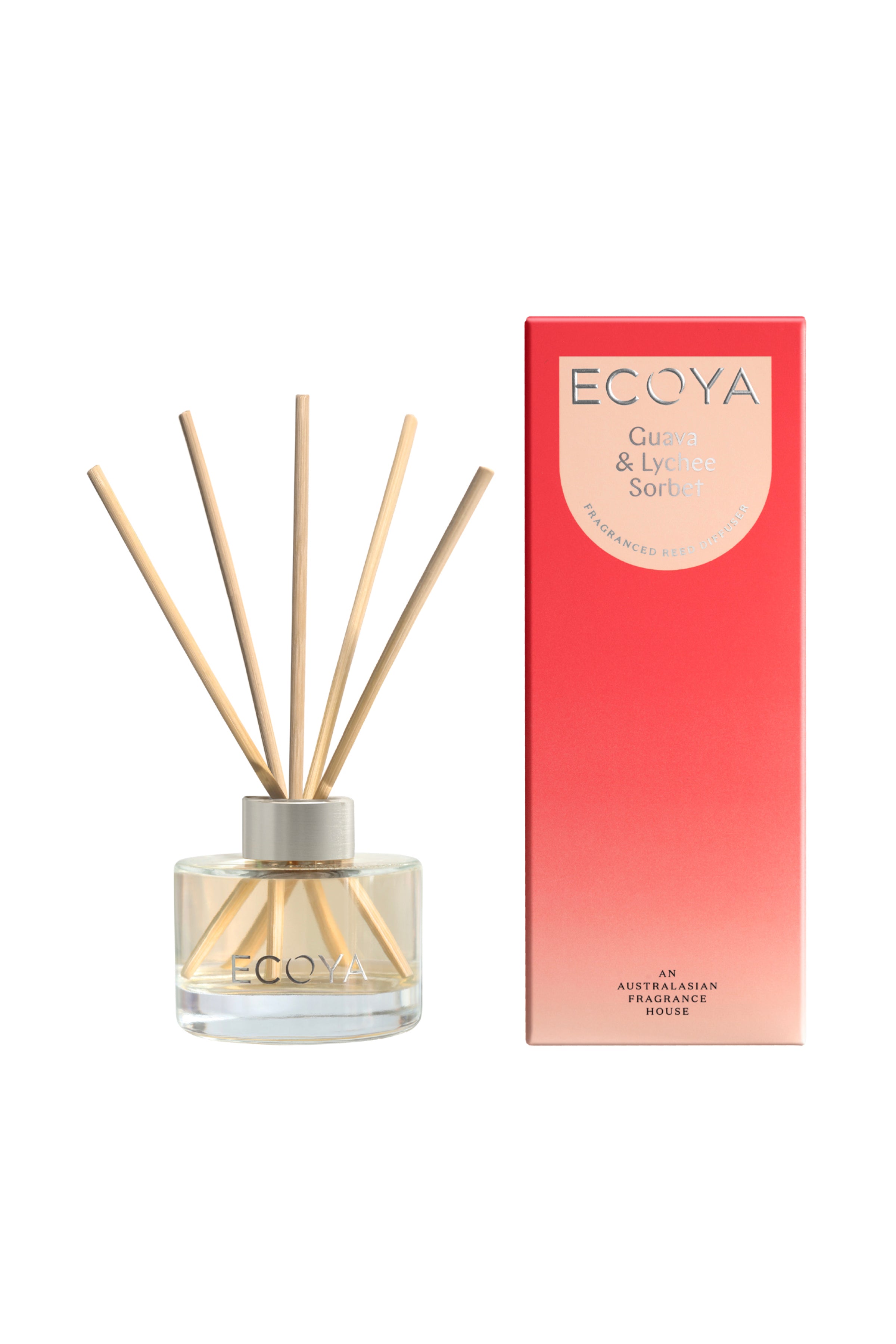 MINI REED DIFFUSER GUAVA & LYCHEE SORBET