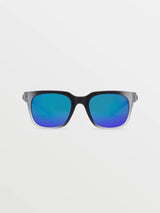 MORPH SUNGLASSES MATTE CLEAR/ GRY BLUE MIRROR