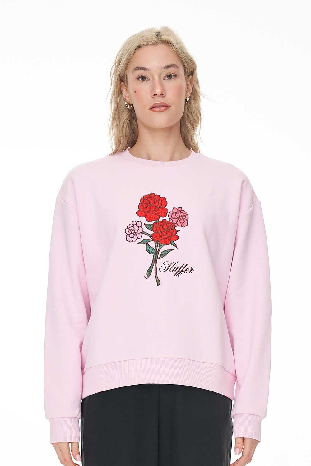 SLOUCH CREW 350 ROSY BUNCH BLOSSOM