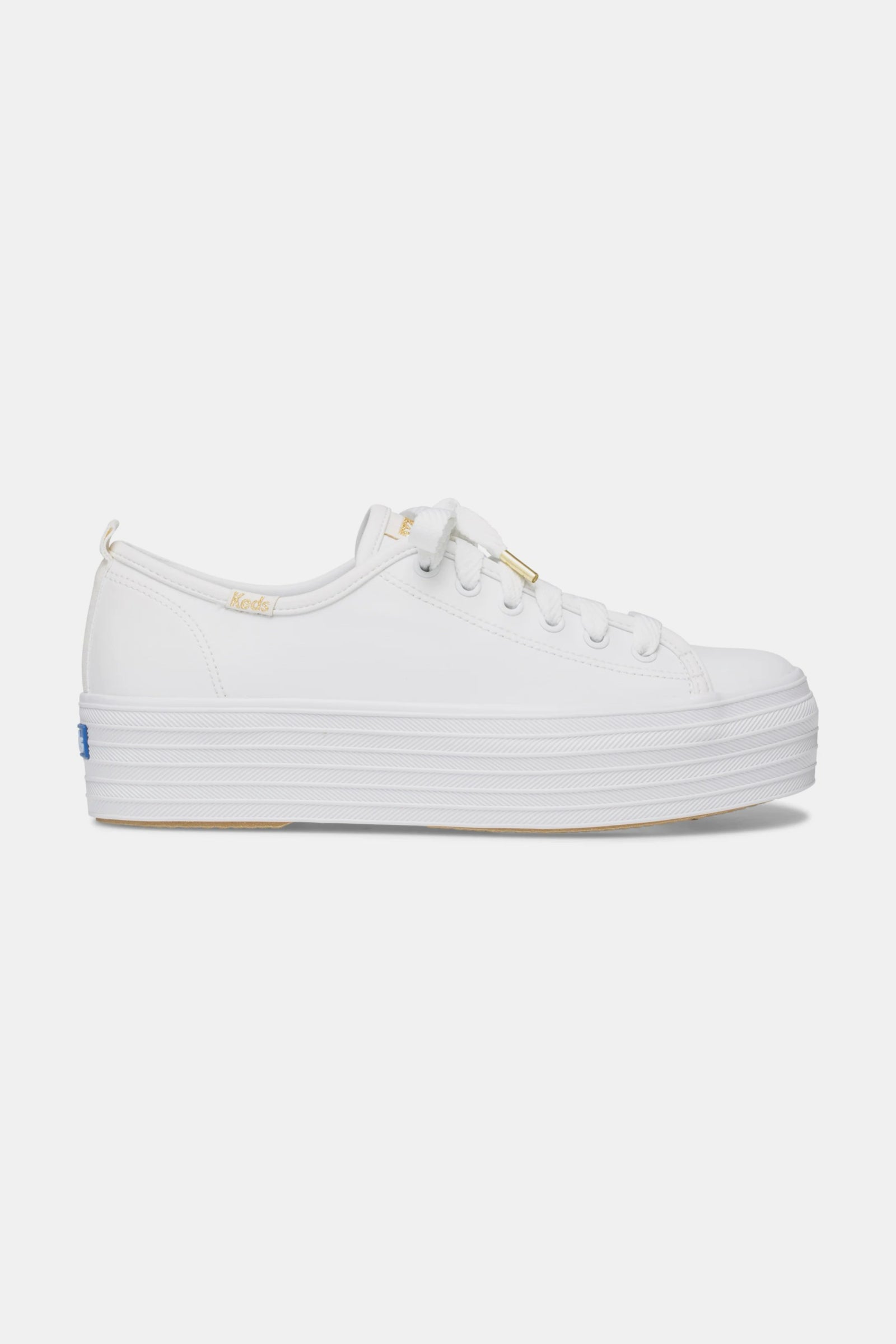 TRIPLE UP LEATHER WHITE