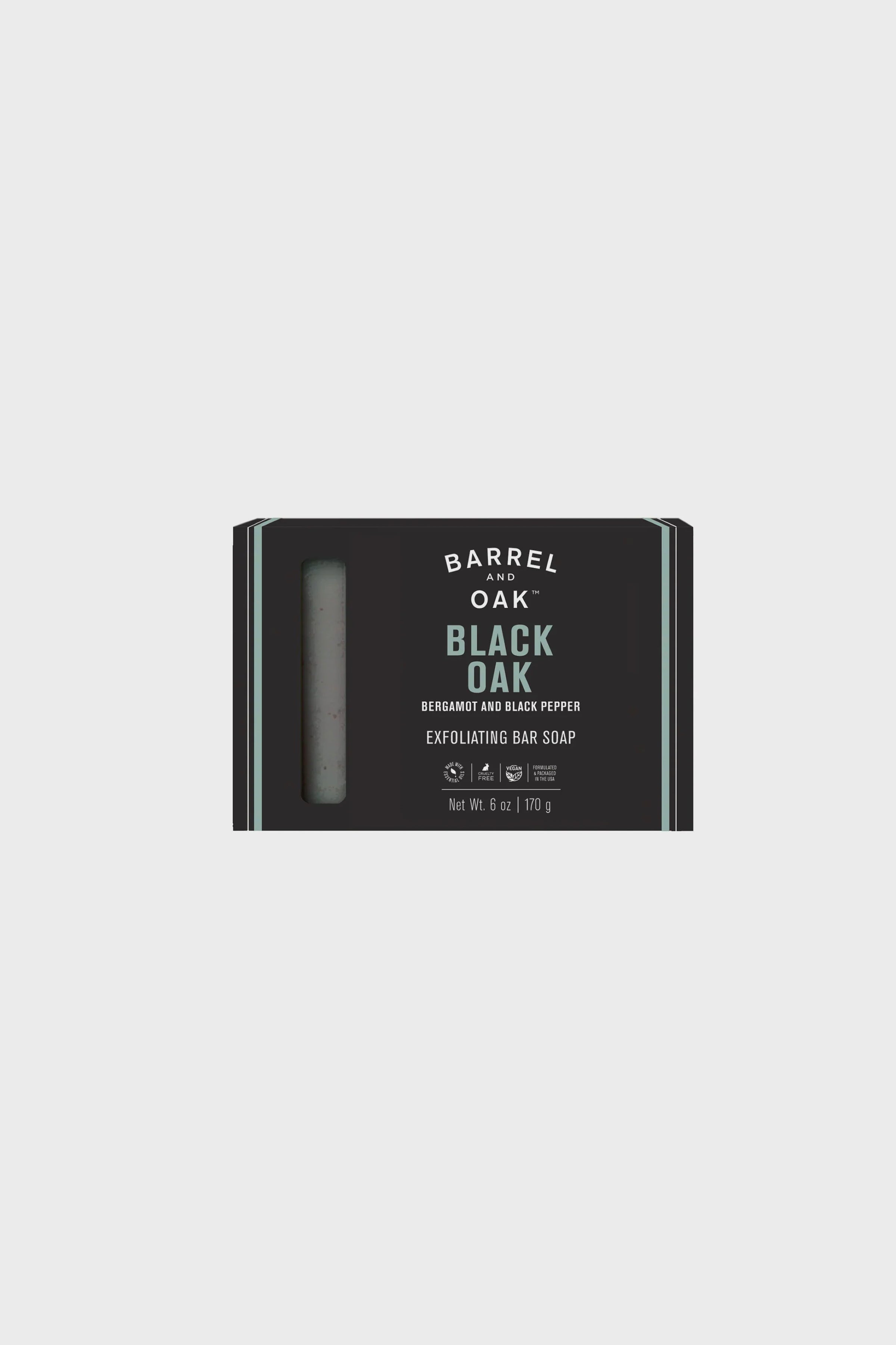 EXFOLIATING BAR SOAP BLACK OAK