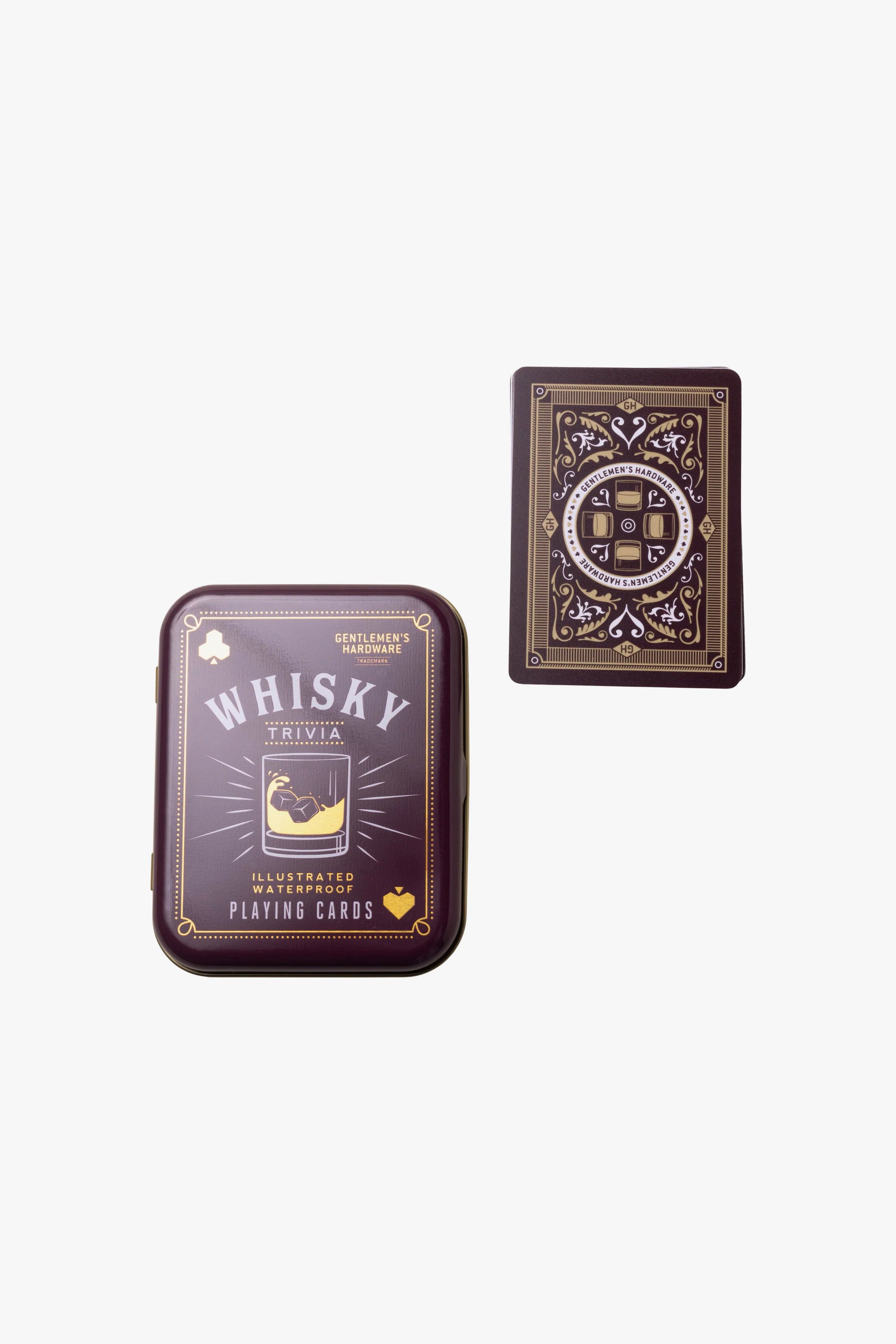 WHISKY TRIVIA PLAYING CARDS