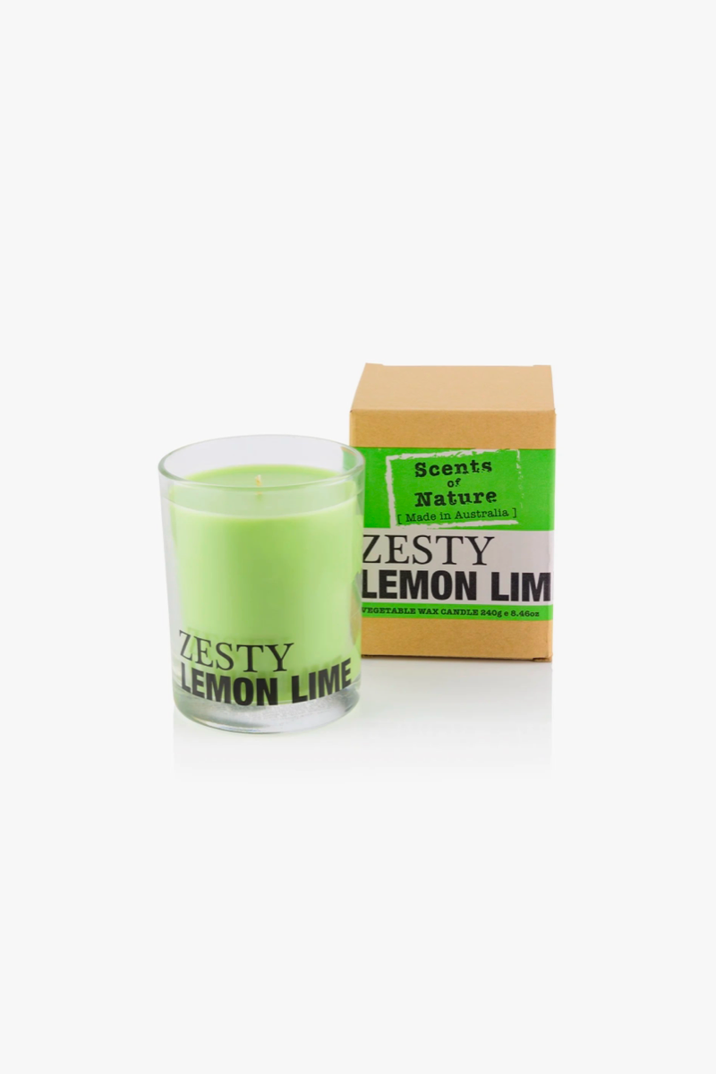 SOY WAX CANDLE - ZESTY LEMON LIME