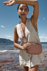 PLUNDER WITH WEBBED STRAP DUSTY ROSE