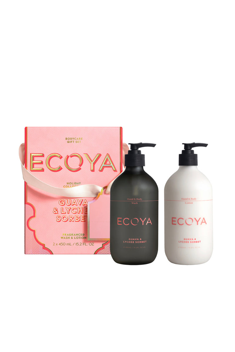 HOLIDAY BODYCARE GIFT SET GUAVA & LYCHEE SORBET