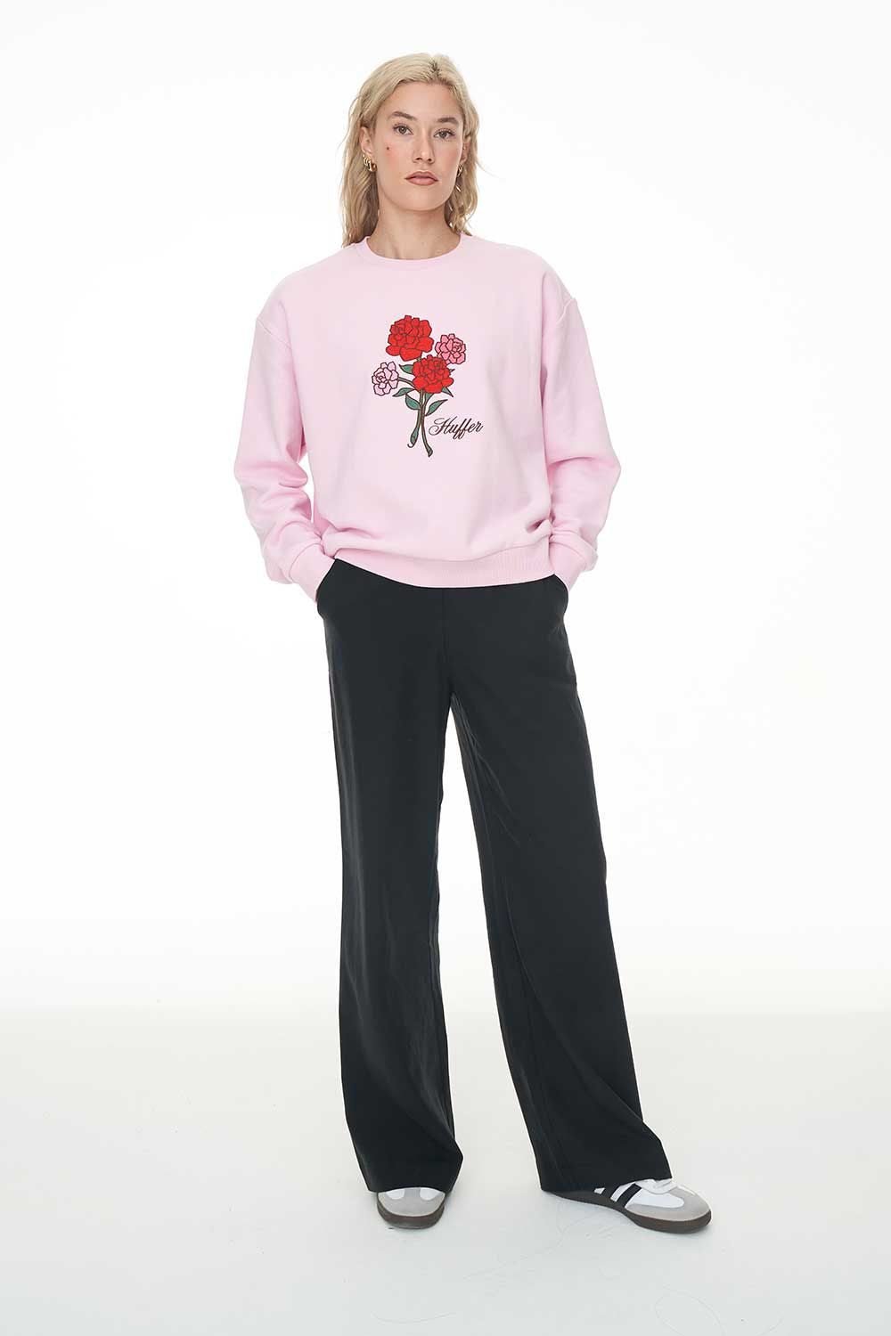 SLOUCH CREW 350 ROSY BUNCH BLOSSOM