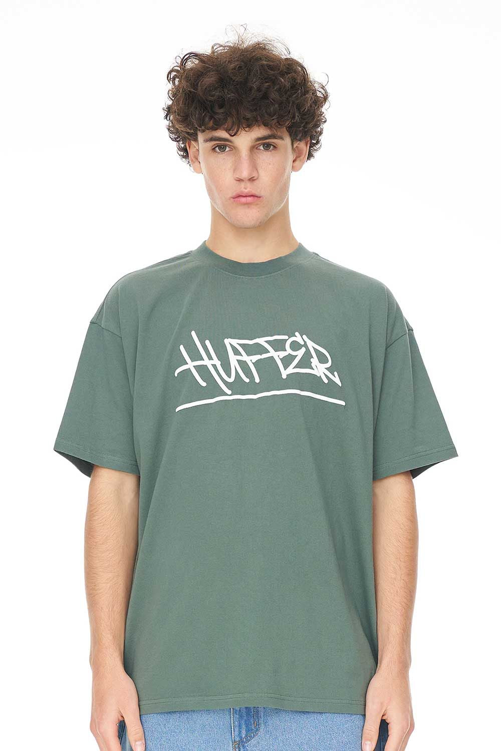 BLOCK TEE 220/WAVES SAGE