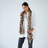 DAISY DAY MINI SCARF - MOSS