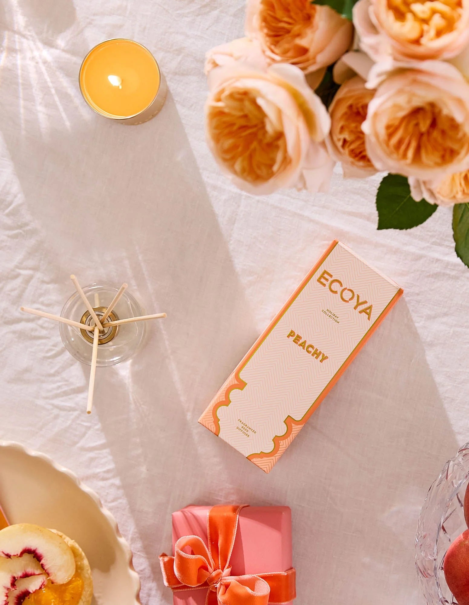 HOLIDAY MINI REED DIFFUSER PEACHY