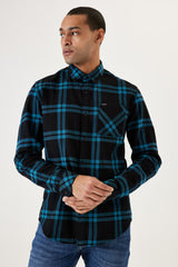 JUAN FLANNEL SHIRT BLACK