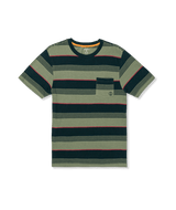 SIXTIES STRIPE DARK OLIVE