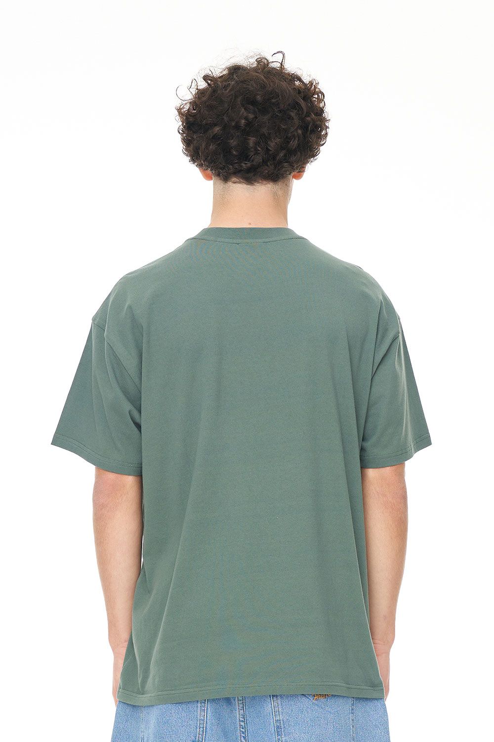 BLOCK TEE 220/WAVES SAGE