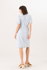 DENIM DRESS LIGHT BLUE