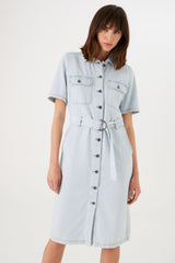 DENIM DRESS LIGHT BLUE