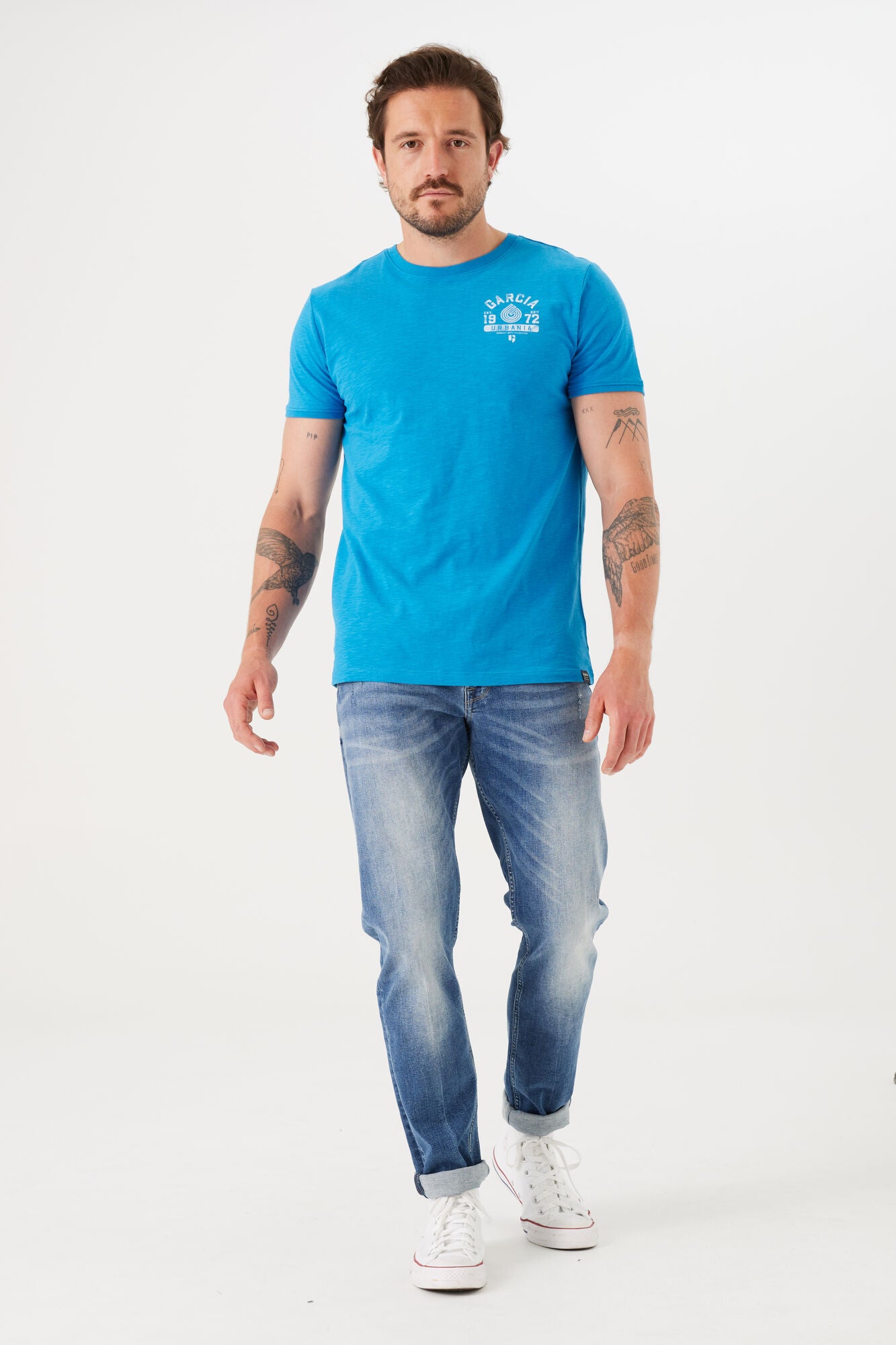 URBANIA LOGO T-SHIRT LAGOON