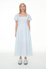 CELINE LOVER MIDI DRESS BLUE/WHITE