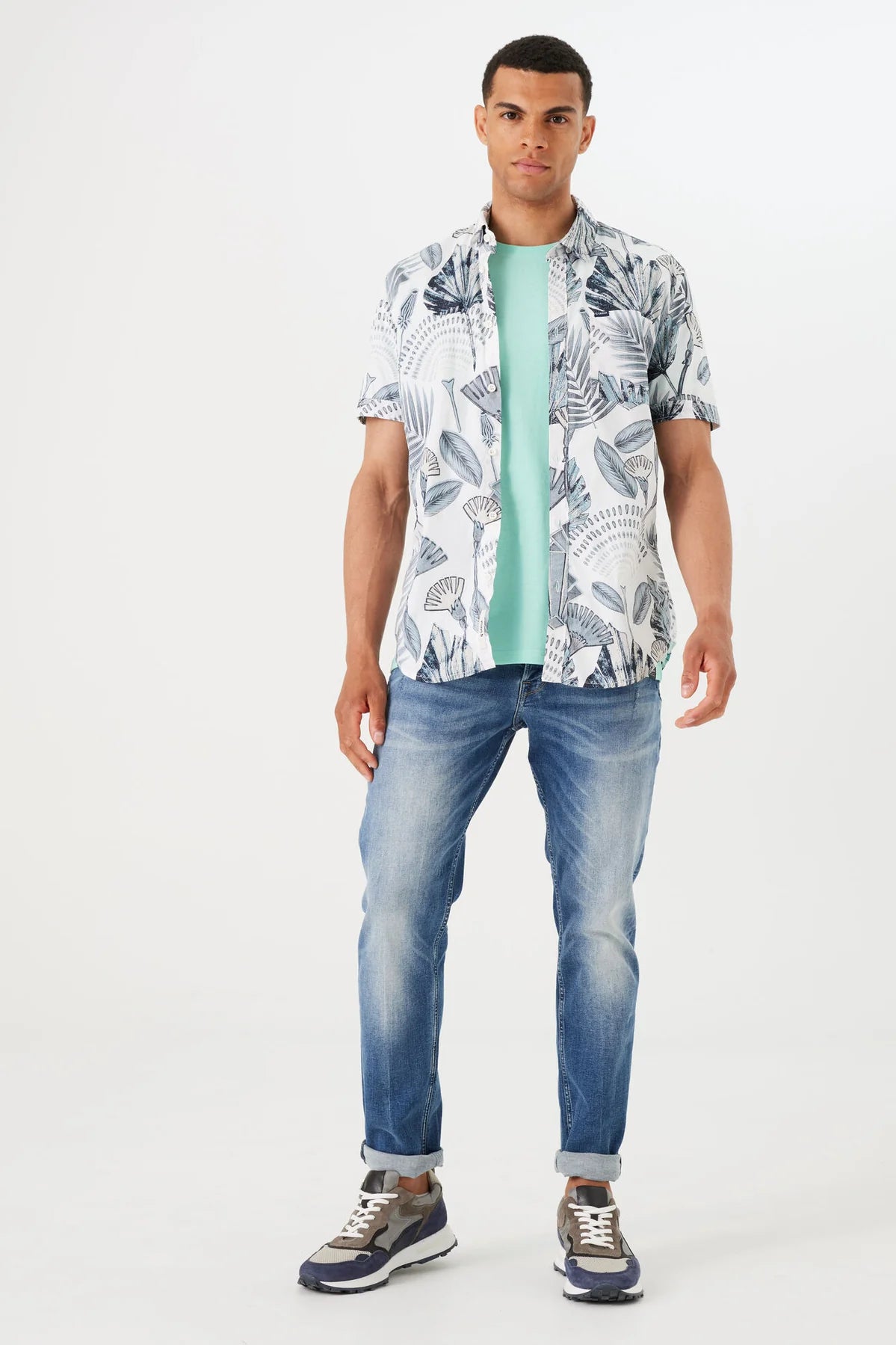 PALMS PARTY SHIRT WHITE