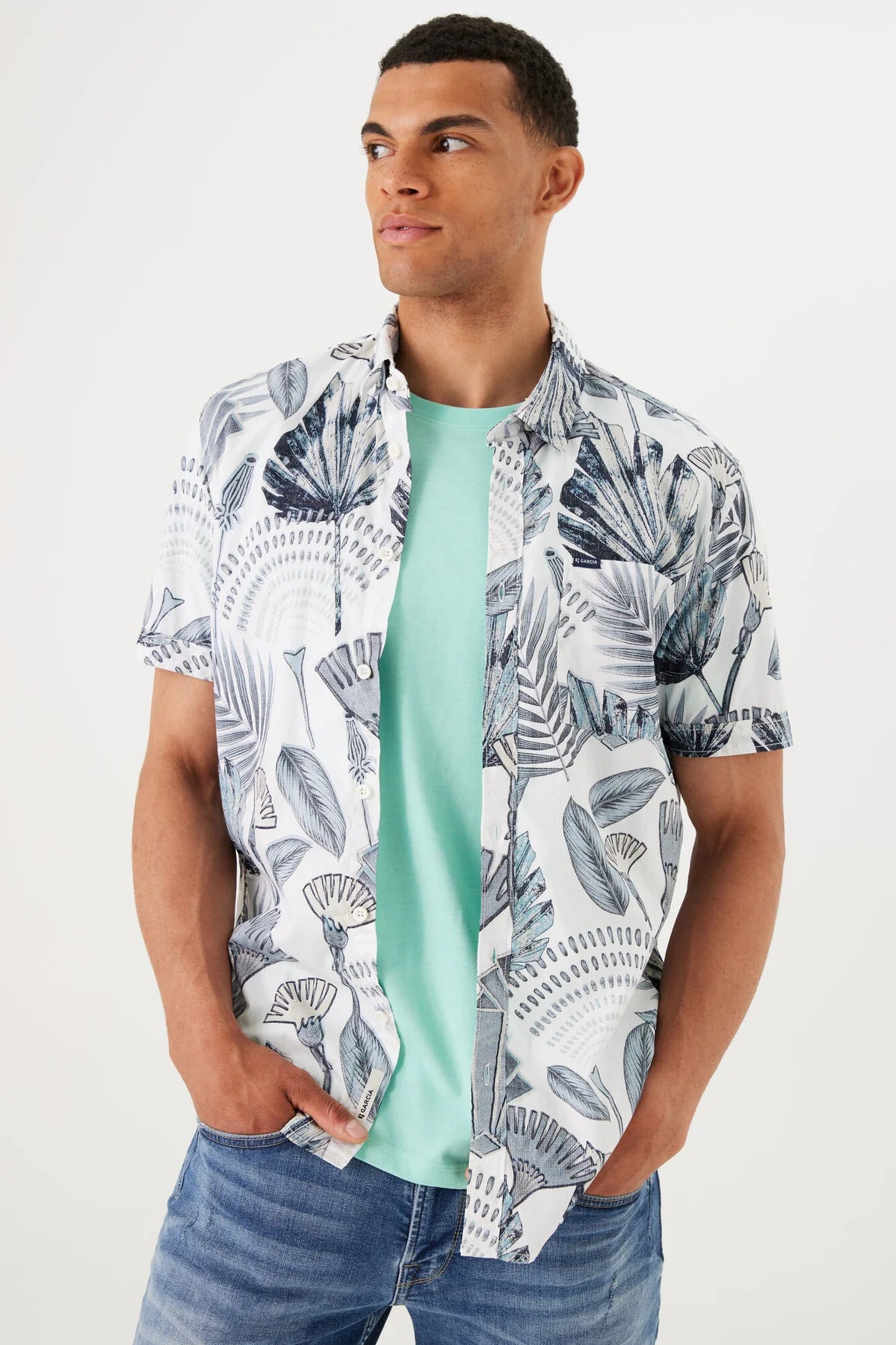 PALMS PARTY SHIRT WHITE