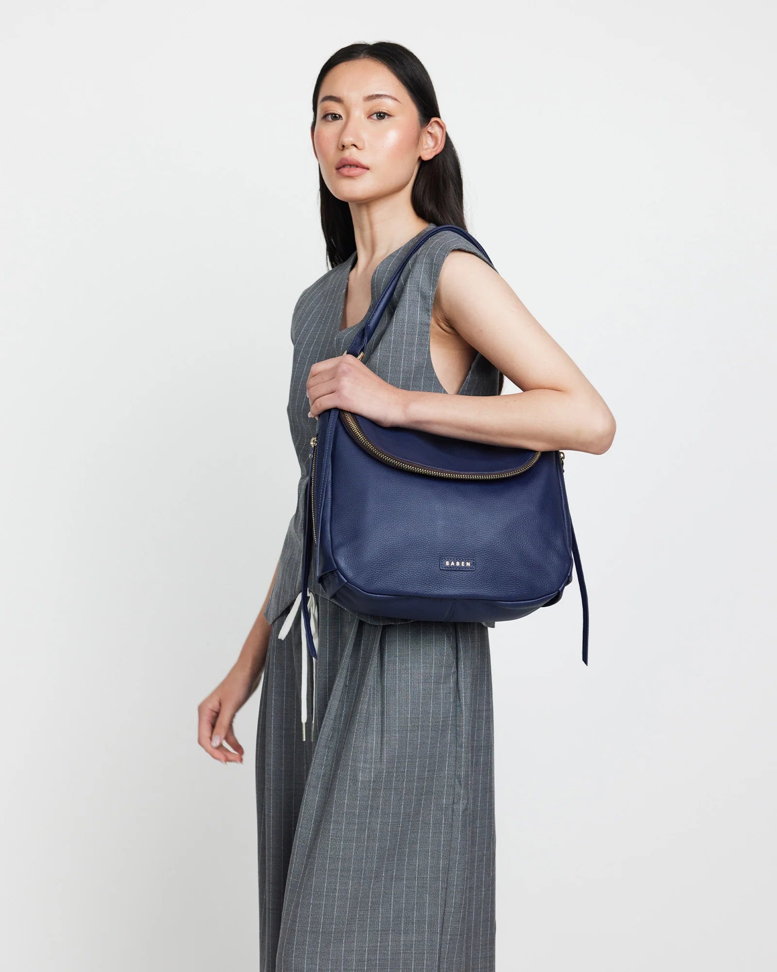 FRANKIE SHOULDER BAG MIDNIGHT BLUE