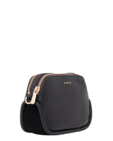 ODILE CROSSBODY BAG BLACK SUEDE