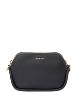 ODILE CROSSBODY BAG BLACK SUEDE