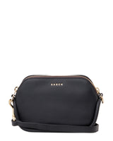 ODILE CROSSBODY BAG BLACK SUEDE