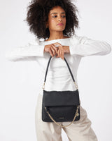 DARIA SHOULDER BAG BLACK BUBBLE