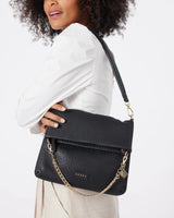 DARIA SHOULDER BAG BLACK BUBBLE