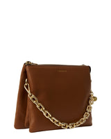 MATILDA CROSSBODY BAG TAN + CHUNKY CHAIN