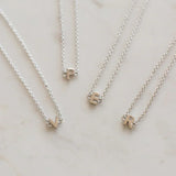 LITTLE LETTER NECKLACE - SILVER