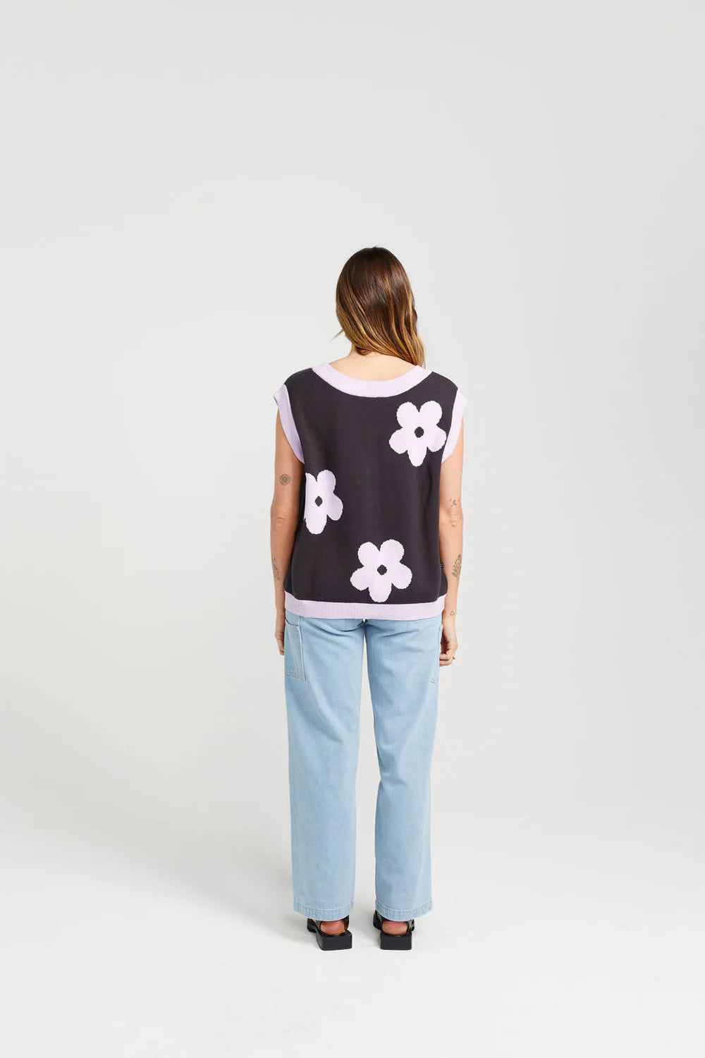 BLOOM VEST COAL LILAC