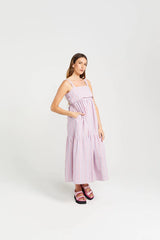 ZIGGER DRESS LILAC FUCHSIA