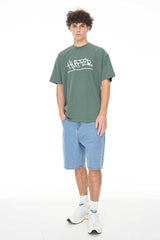 BLOCK TEE 220/WAVES SAGE