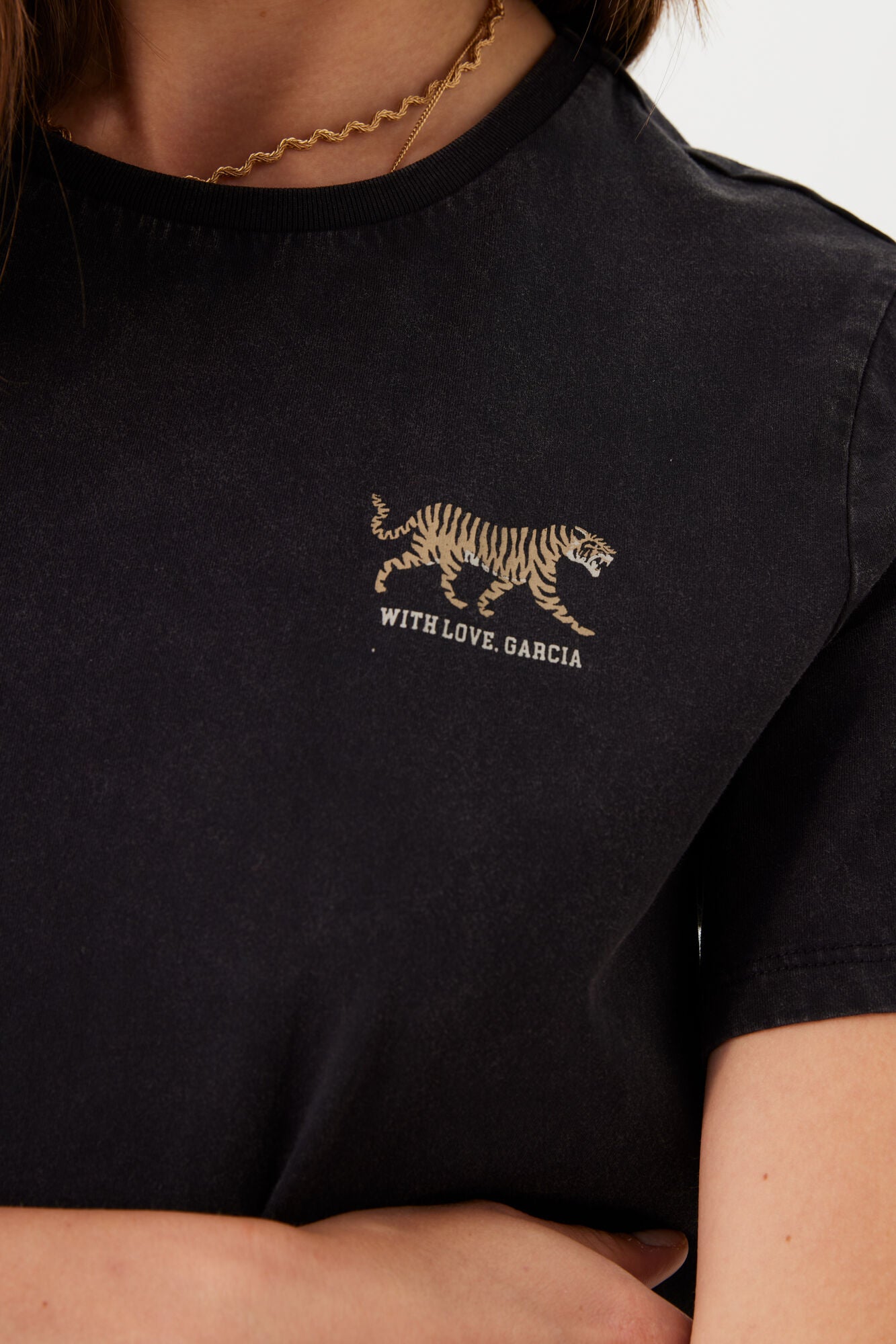 CORE TIGER TEE WASHED BLACK