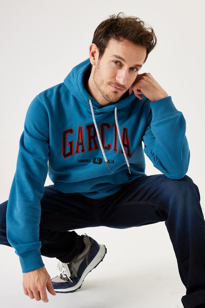 BARCELONA HOODIE CYAN